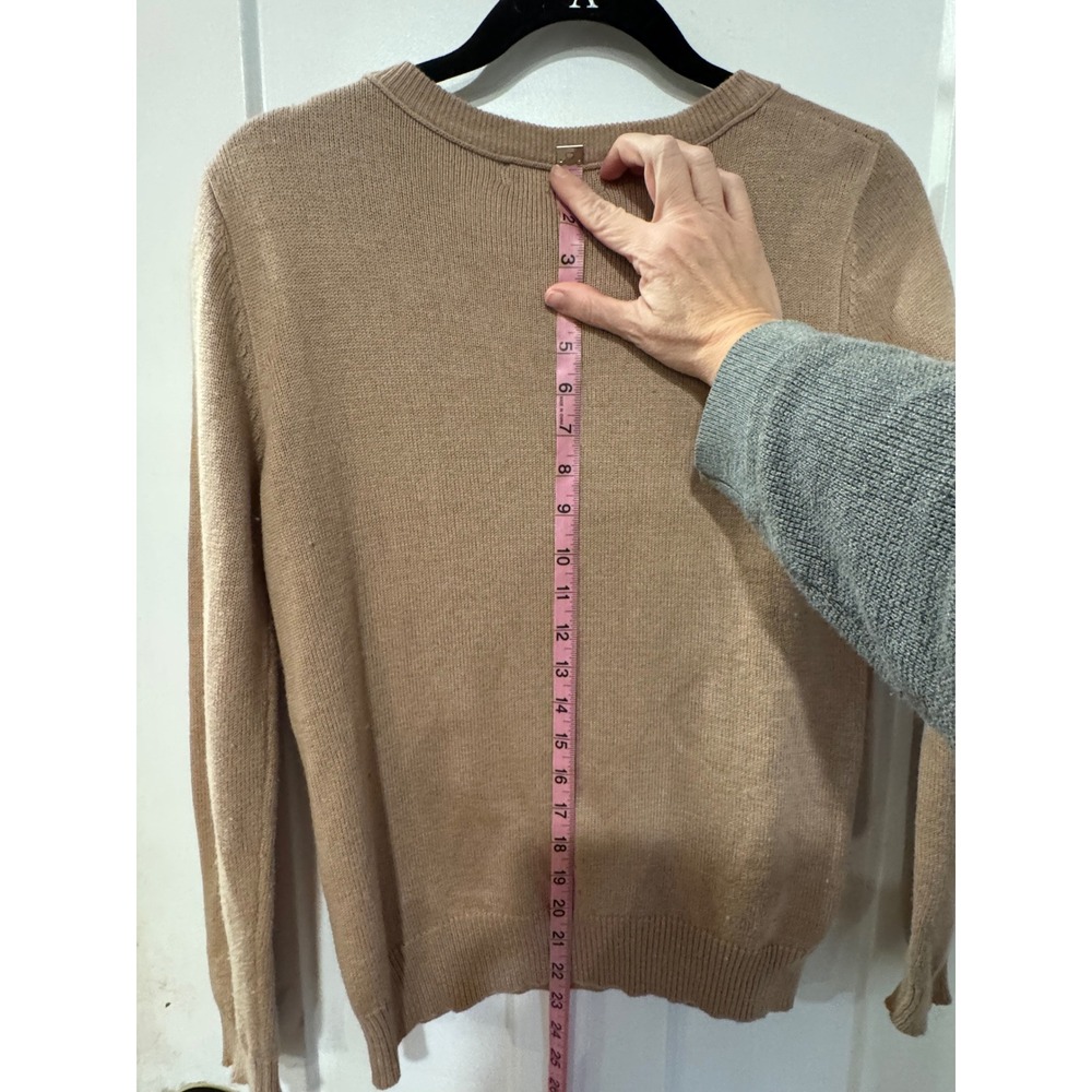 Twiggy London Camel Fox Intarsia Knit Sweater Women's Size S - Picture 9 of 10